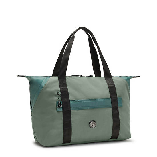 Kipling Art Medium Klassieke Tote Tassen Groen | België 1453QM